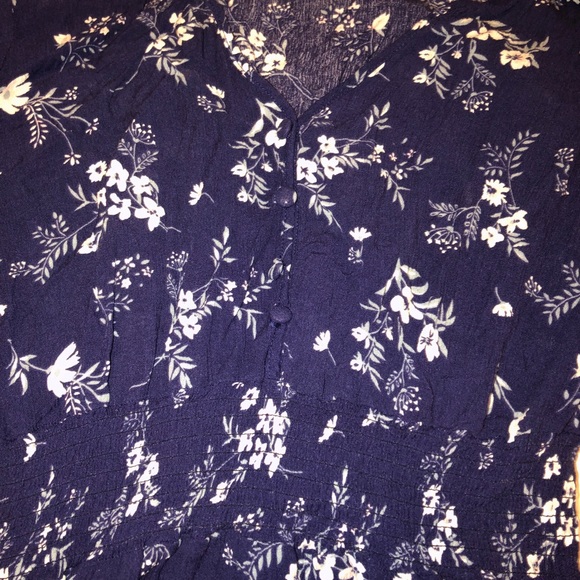 Floral Navy Dress - Picture 2 of 2